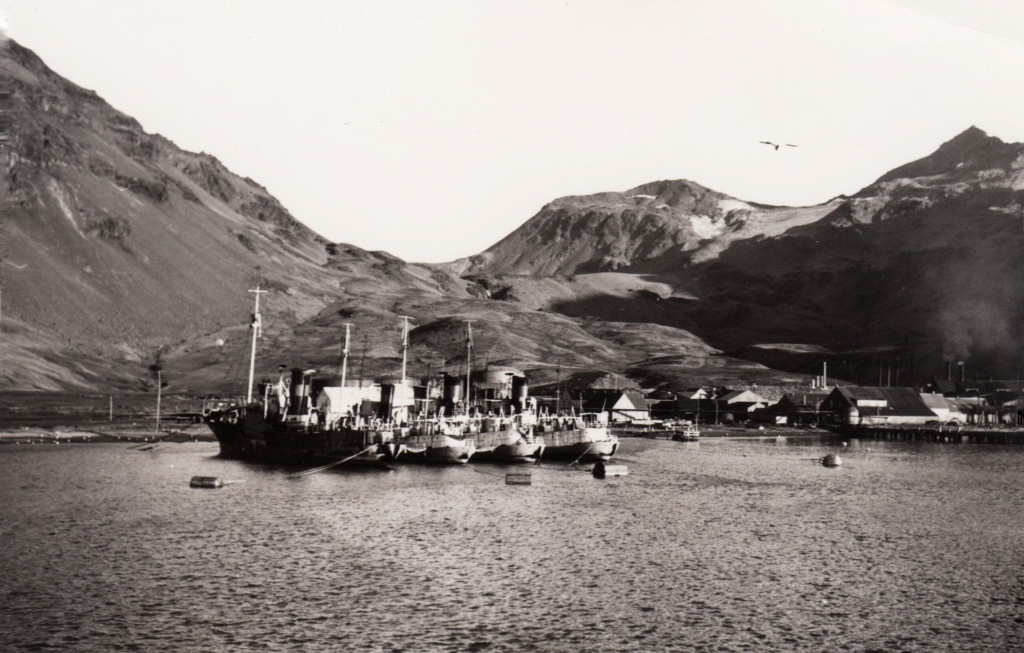 Hvalbåter i opplag.