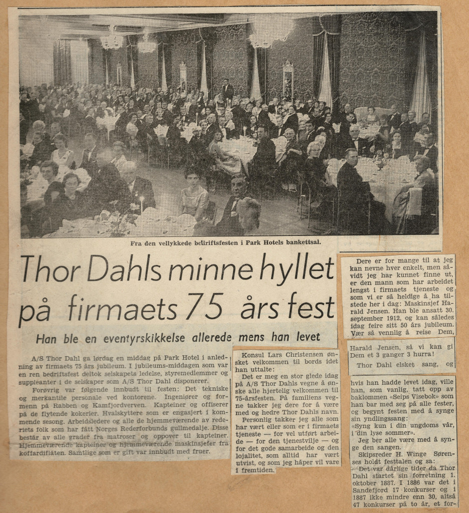 SB omtale fra 75 års jubileum.