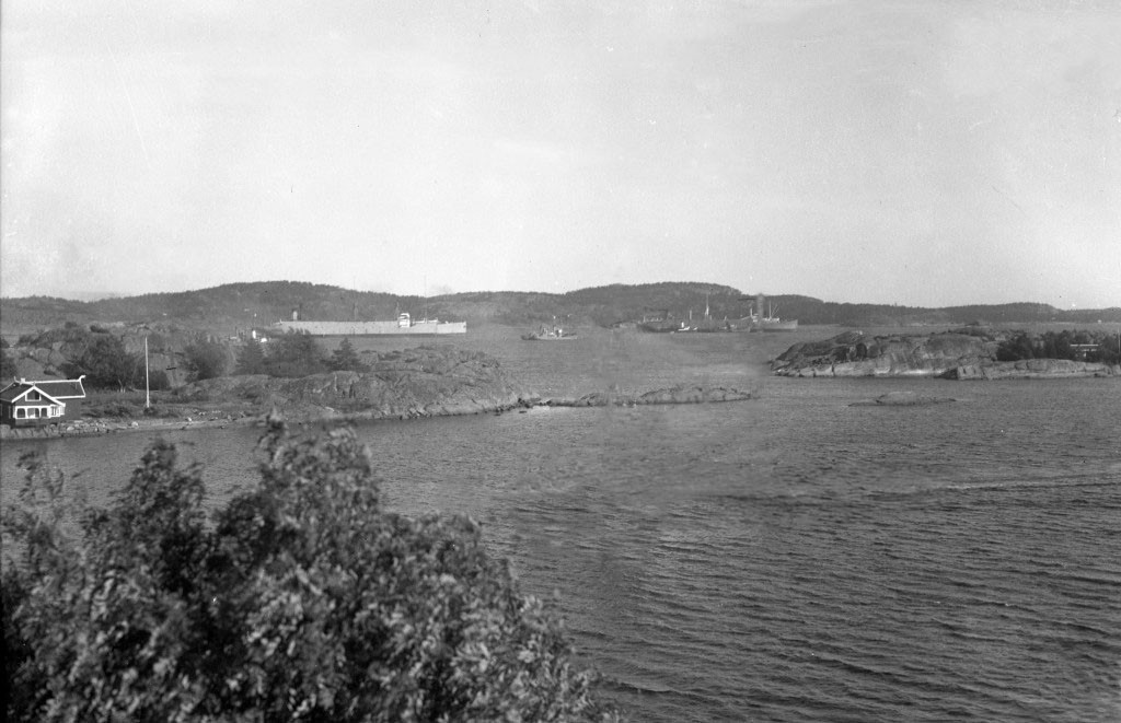 Øyene Fredøy og Tredelen i Granholmsundet