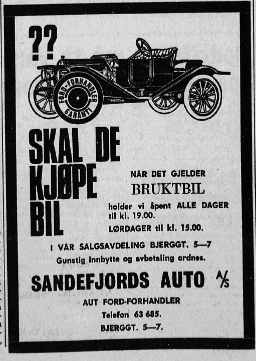 1968 - Sandefjords Auto