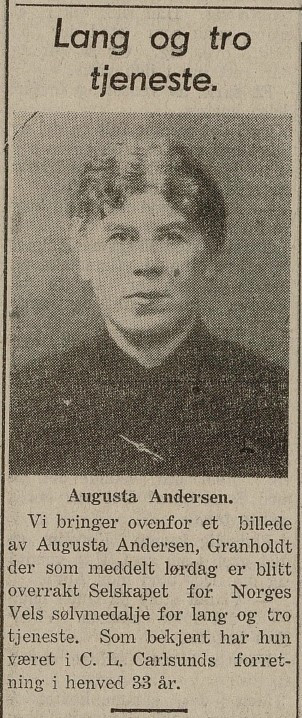 N. I. Carlsund - Garn & Manufakturforretning / Tricotagefabrik