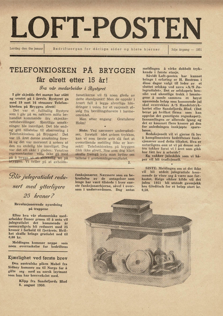 Loft Posten 3. årgang 1951