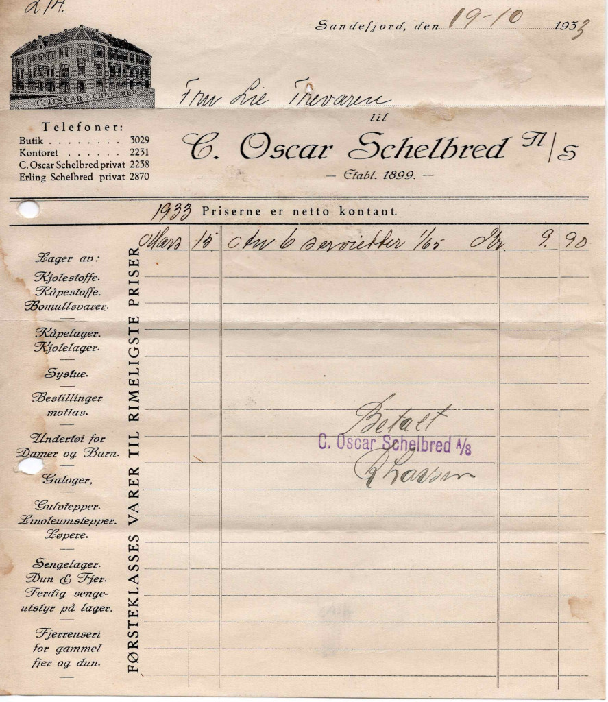 C. Oscar Schelbred A/S