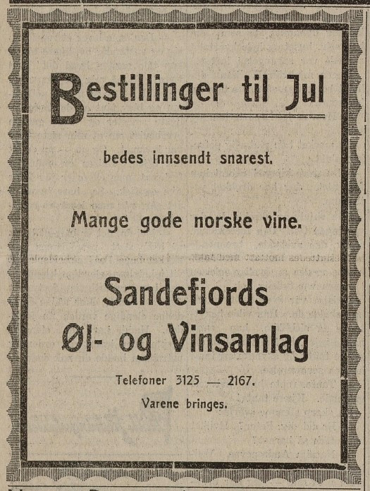 Sandefjords Øl- & Vinsamlag A/S