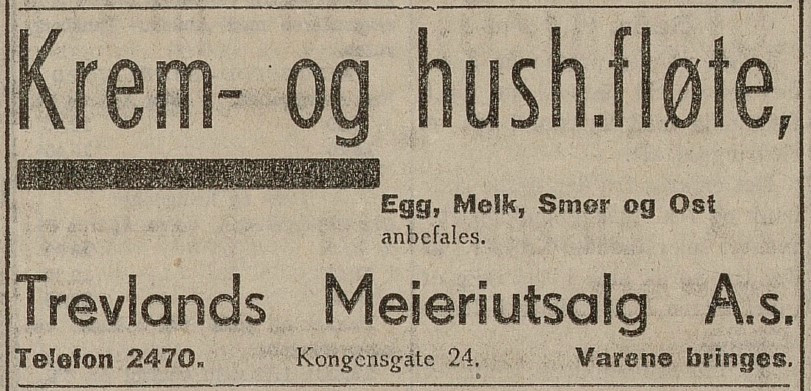 Trevlands Meieriutsalg A/S