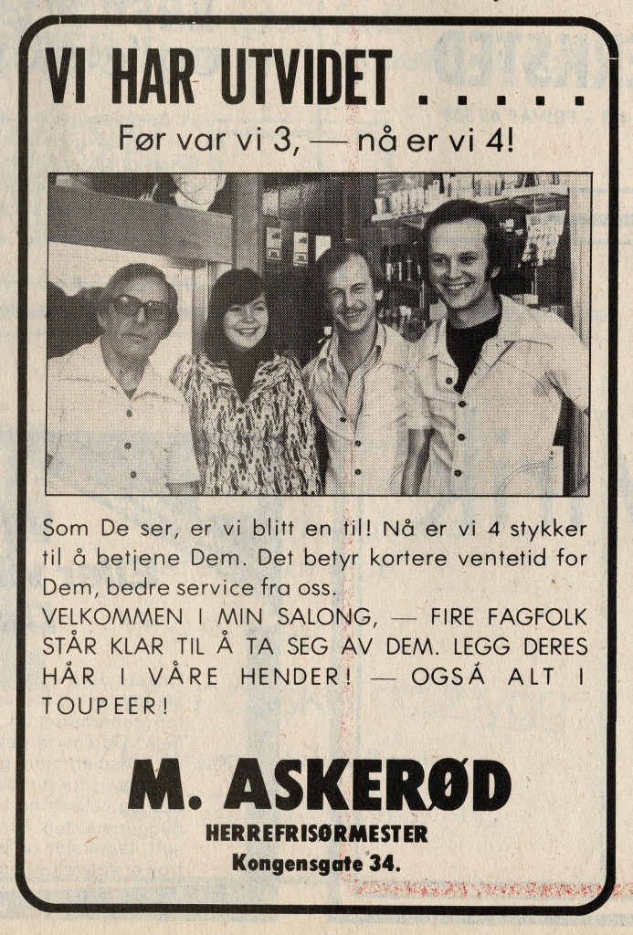 Herrefrisørmester M. Askerød