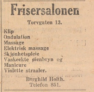 Frisør Borghild Holt