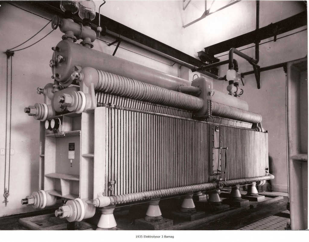 En gammel elektrolysør.