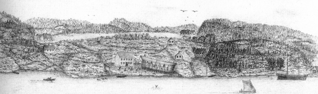 Tegning fra 1850