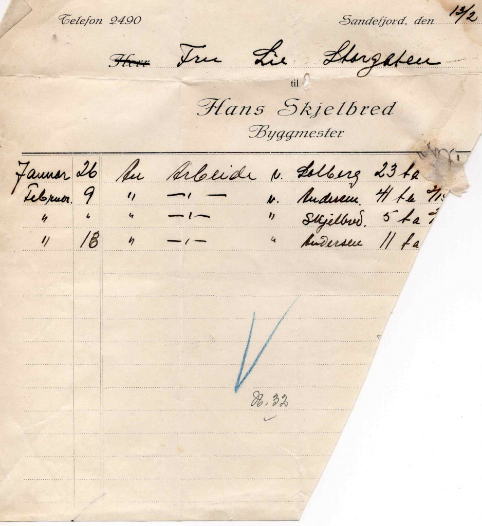 Byggmester Hans Skjelbred