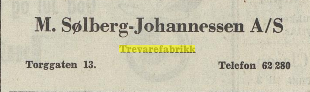 M. Sølberg-Johannessen A/S