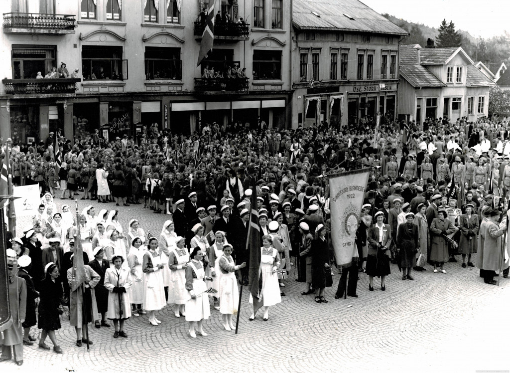 Oppstilling før avmarsj
