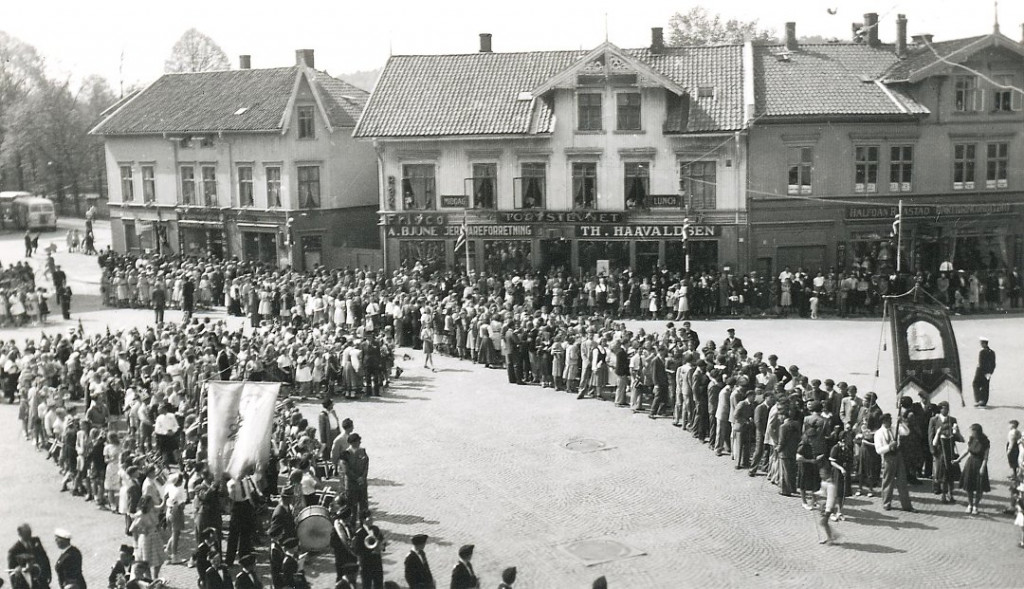 Oppstilling før avmarsj