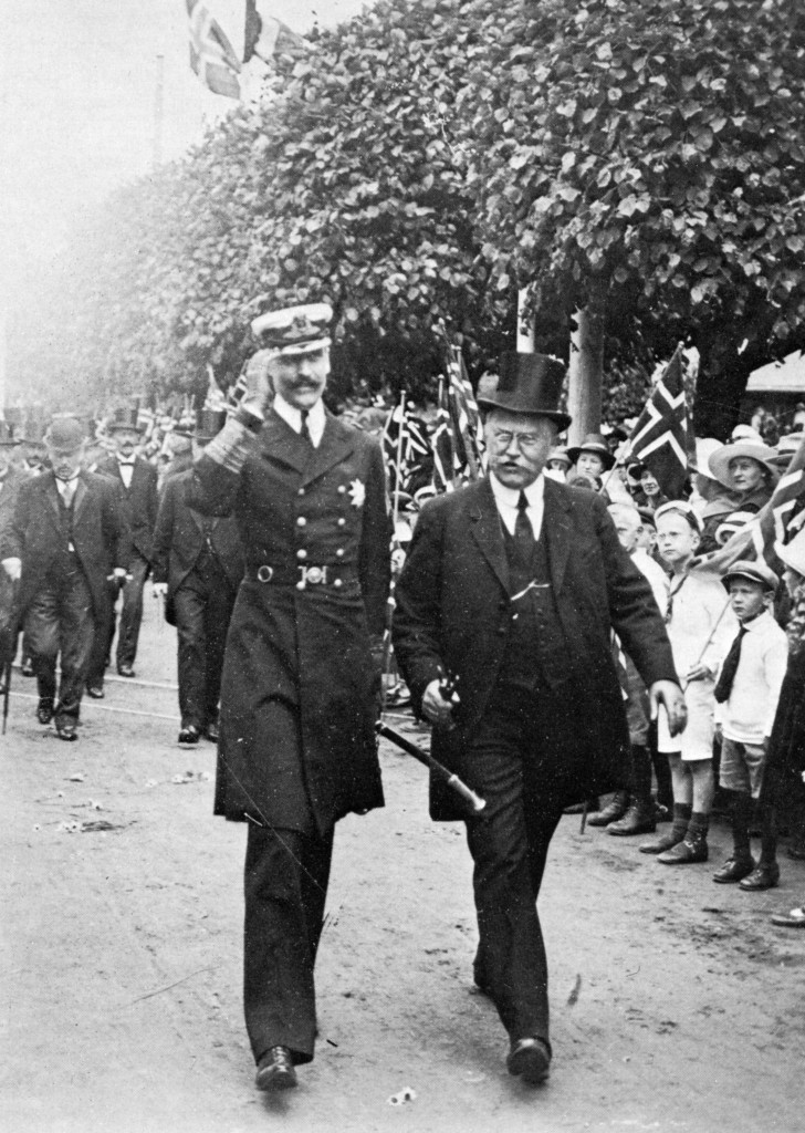 Kong Håkon besøker Sandefjord 1920