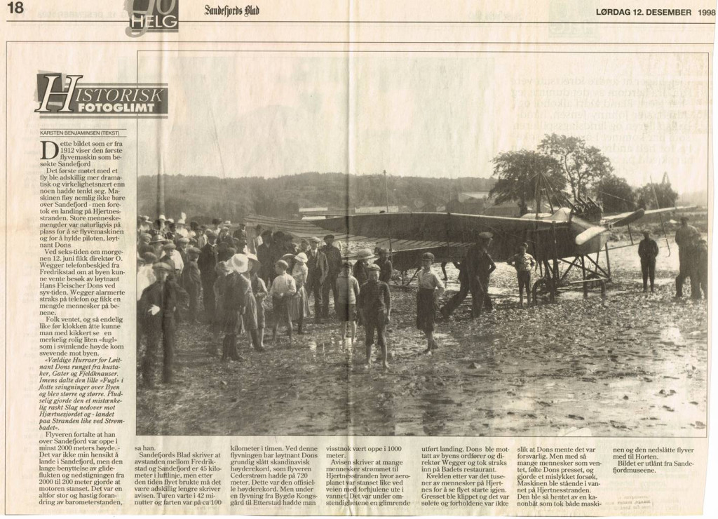 Nødlanding på Hjertnes