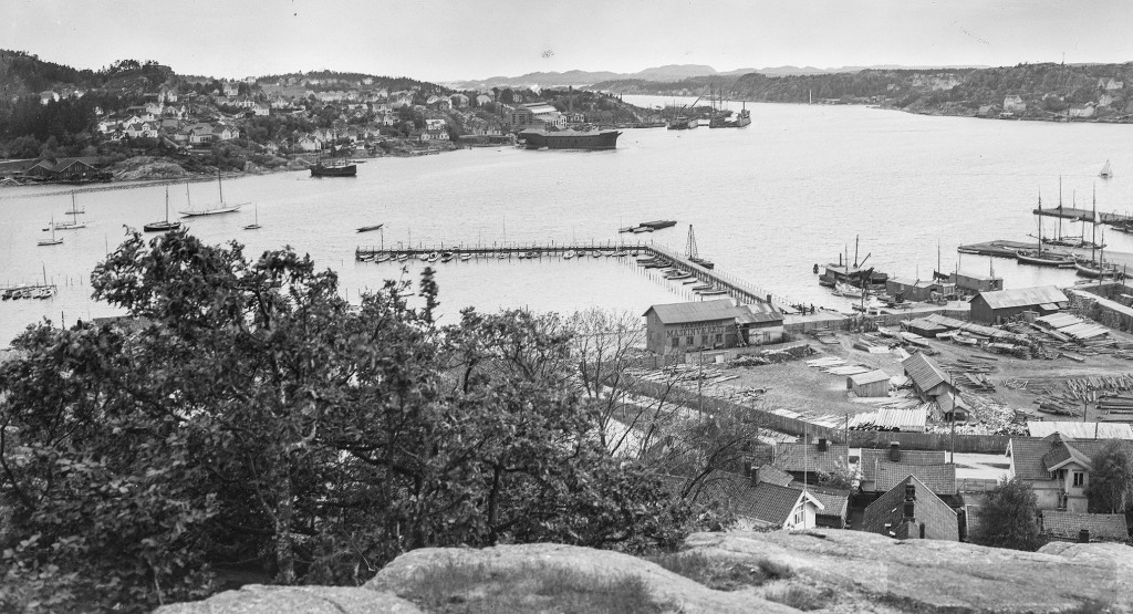 Mot indre havn og Framnes