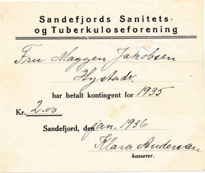 Sandefjords Sanitets og Tuberkuloseforening