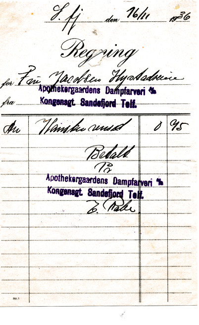 Apotherkergårdens Dampfarveri A/S