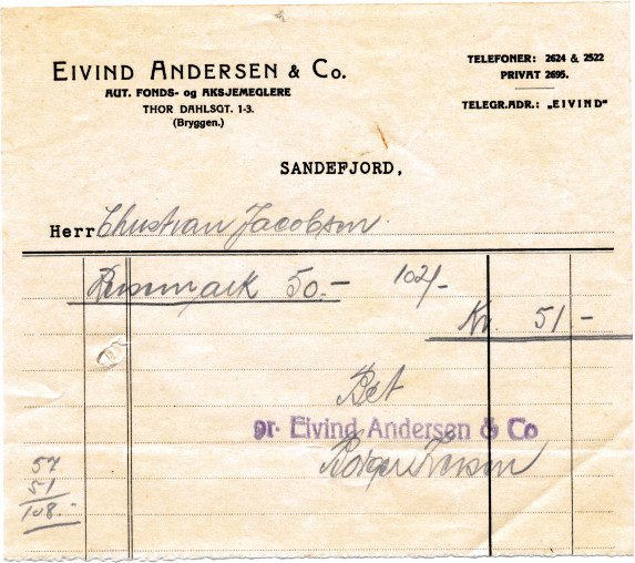Eivind Andersen & Co AS - fonds- og akjsjemegler