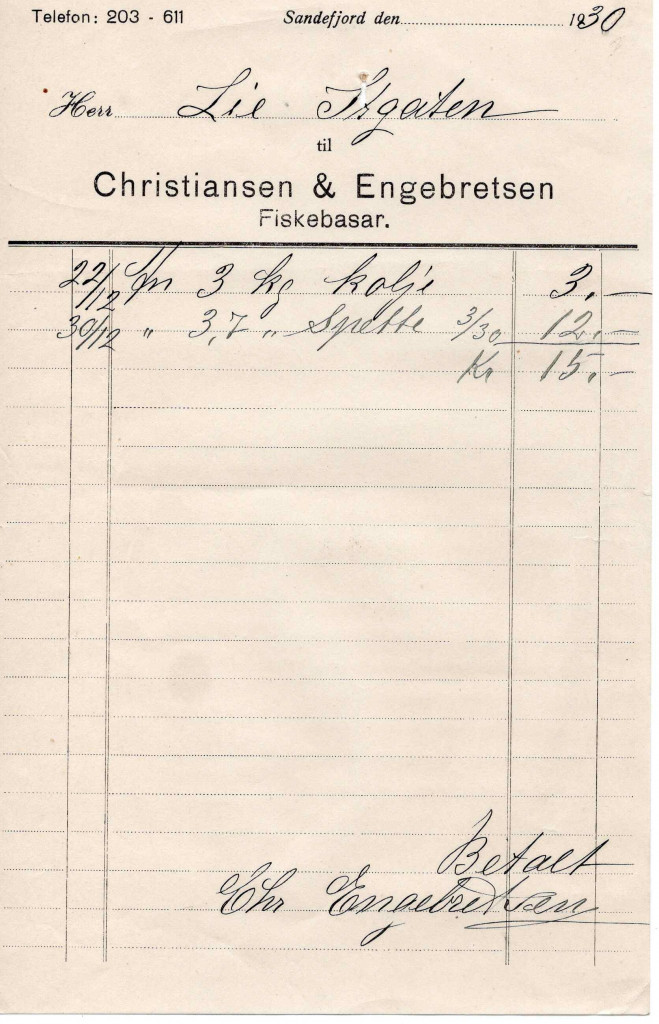 Christiansen & Engebretsen Fiskebasar