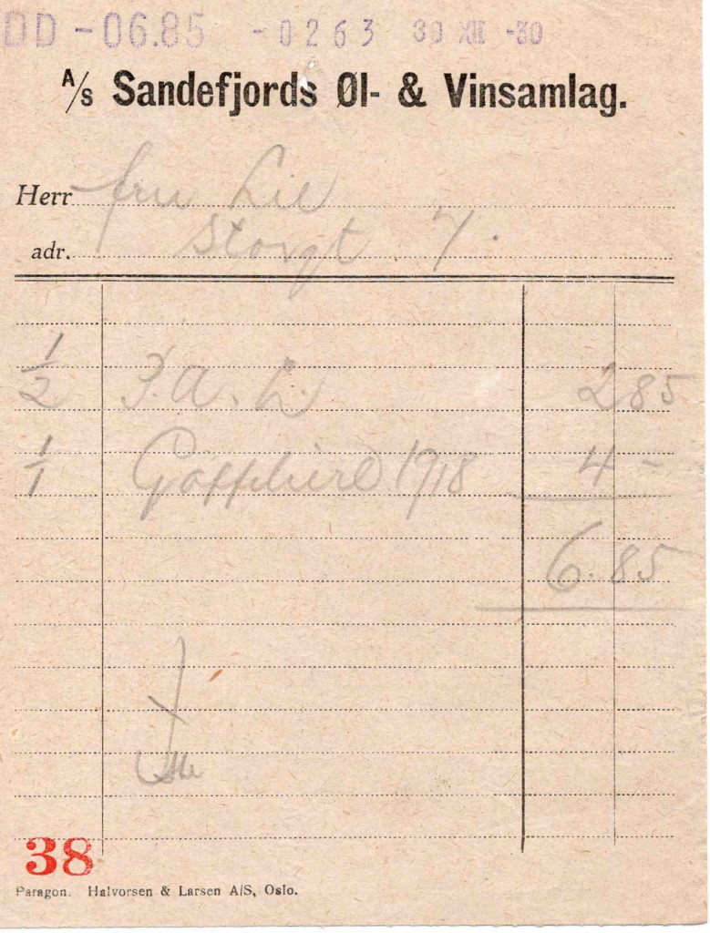 Sandefjords Øl- & Vinsamlag A/S