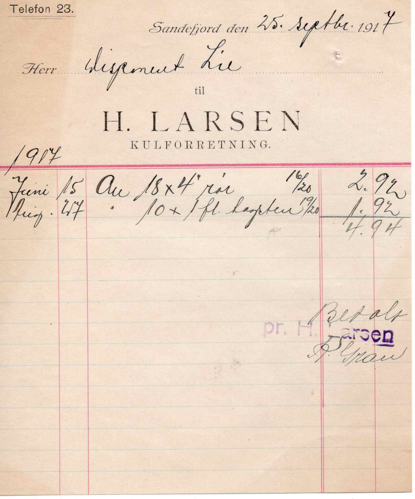 Hans Larsens Kulforretning