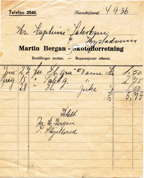 Martin Bergan - skotøyforretning