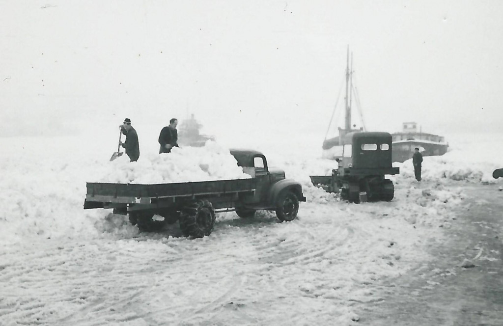 Snørik vinter i 1954