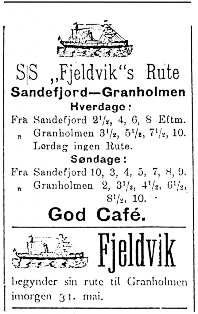 S/S Fjeldvigs rute 1908