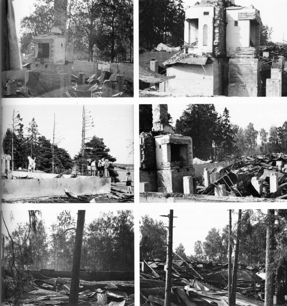 Bilder fra branntomta Granhomen hotel