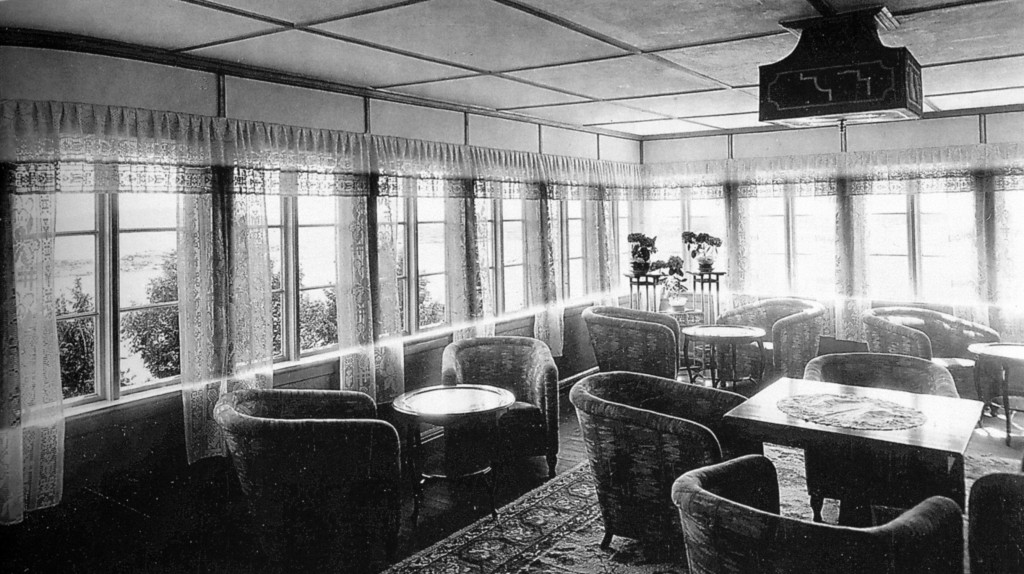 Salongen på Granholmen Turisthotell