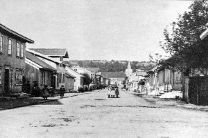 Bilde av Langgaden østover 1884