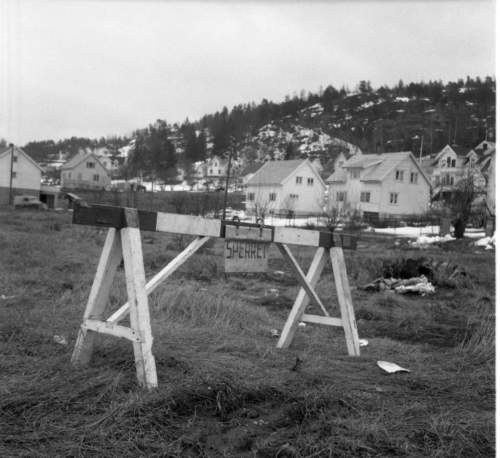 Vesterøyveien etter fyllingen