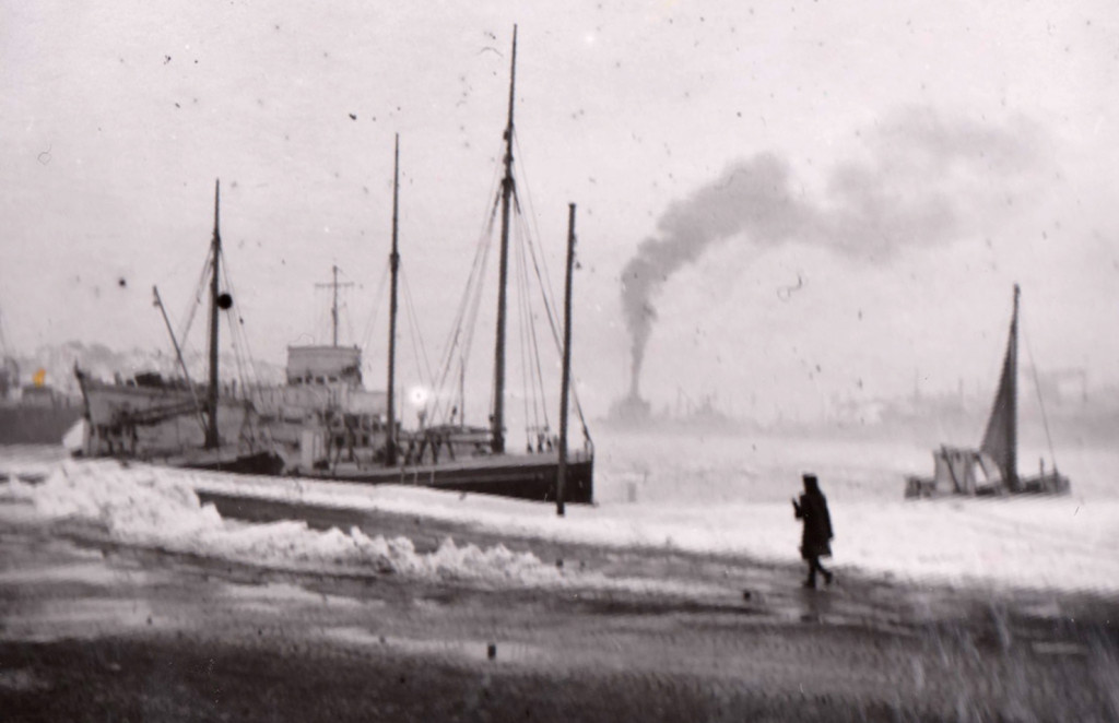 Vinterlig i havnebassenget