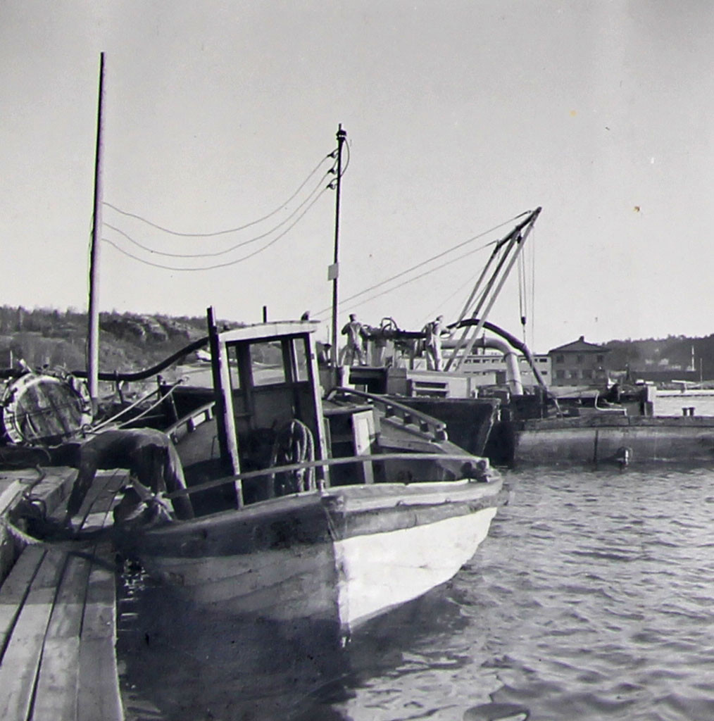 Småbåthavna graves ut