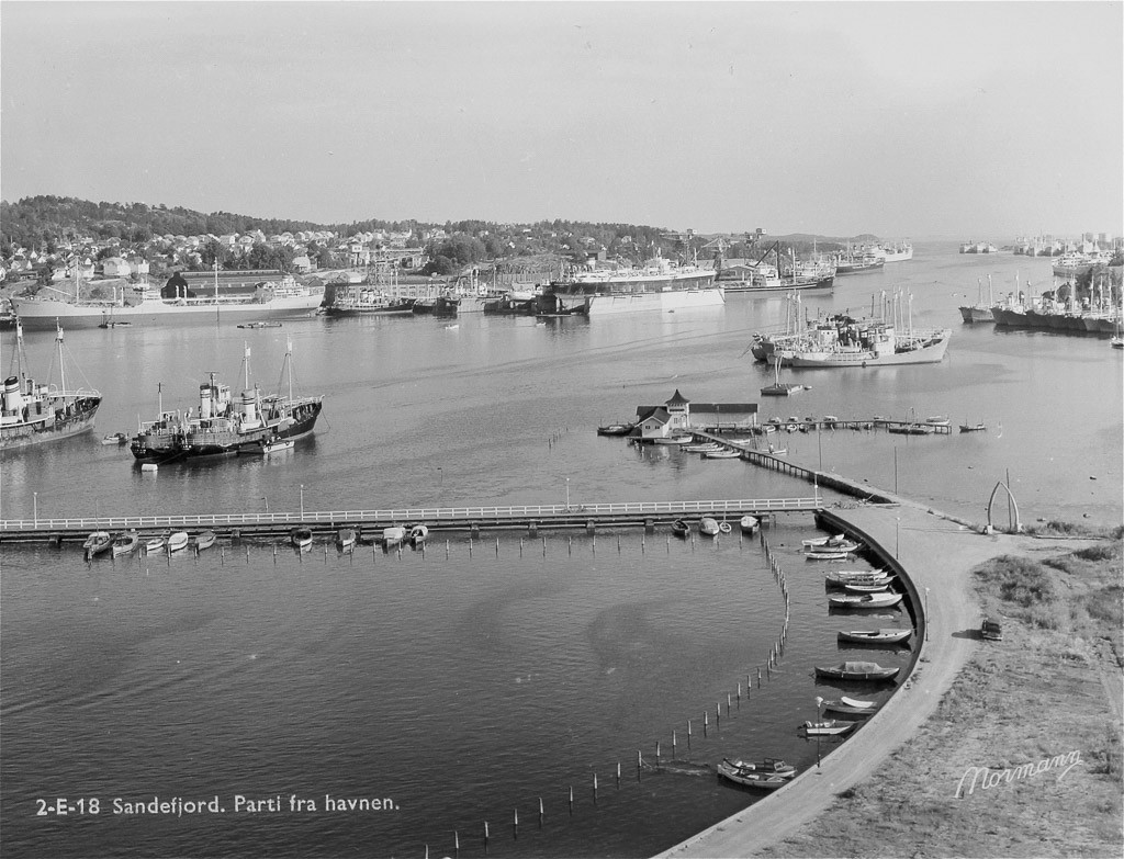 Småbåthavna - de første båtene på plass