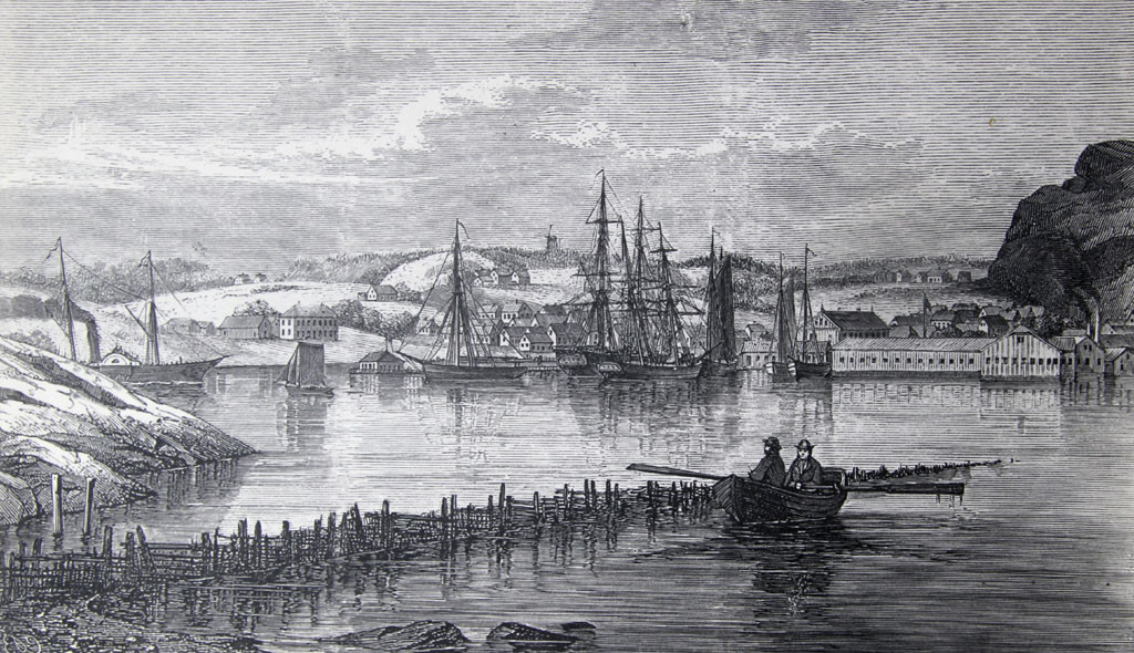 Sett fra Huviklandet