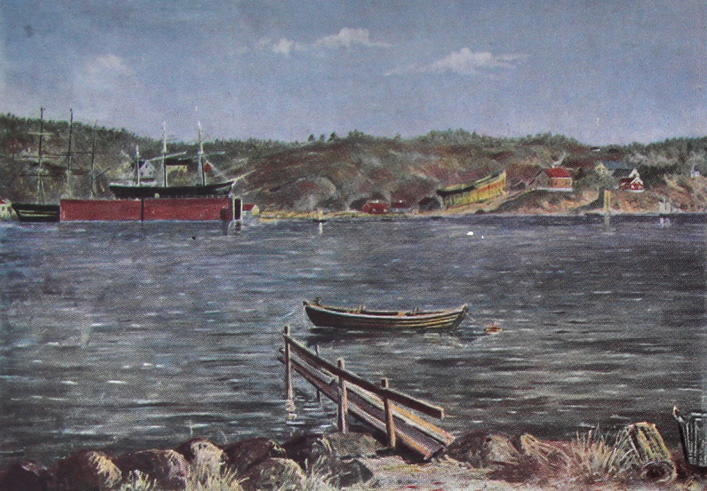 Framnæs Mek. Værksted i 1890.