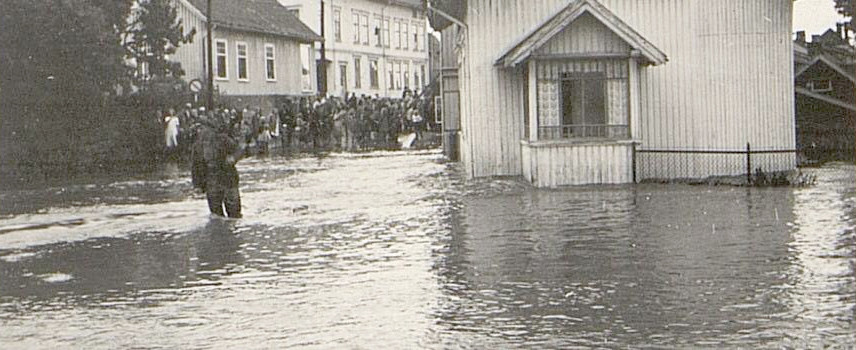 Flom i Ruklabekken 1935