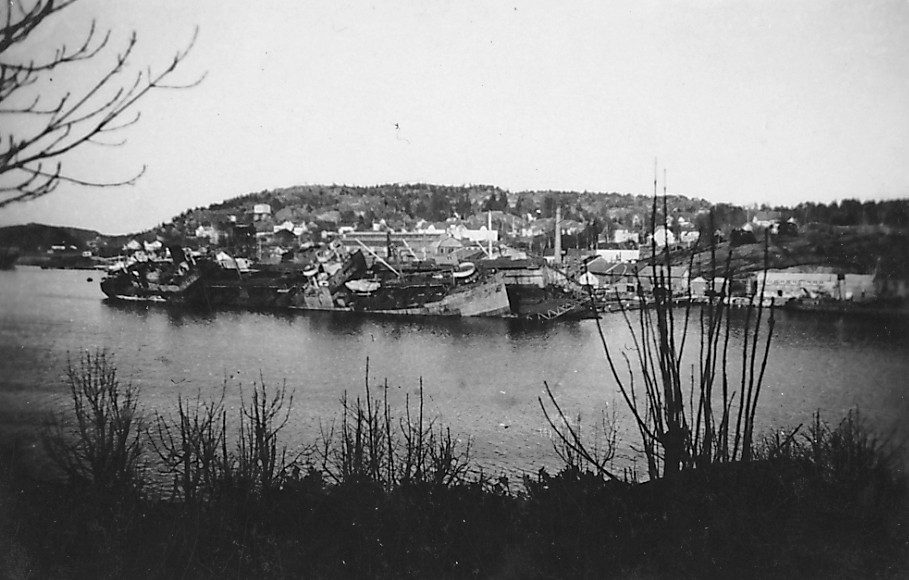 Framnæs Mek verksted - bombing