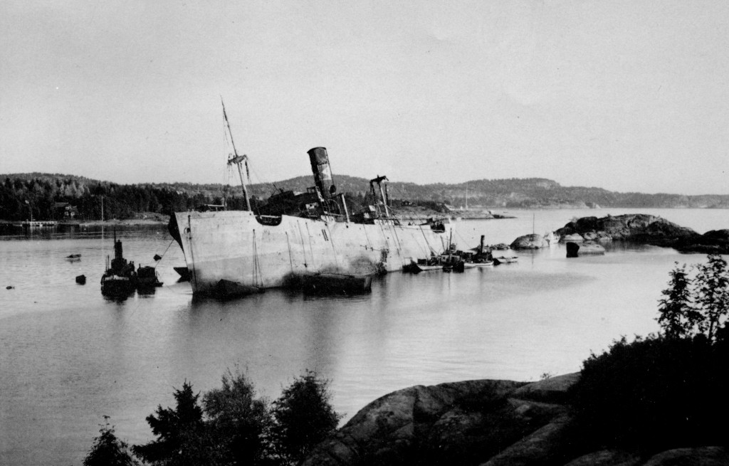 Berging av det tyske transportskipet William Blumer