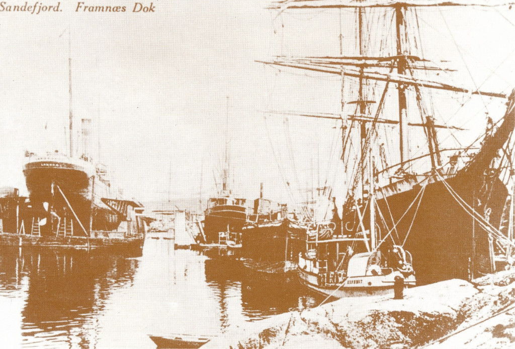 Engelsk båt i stordokka