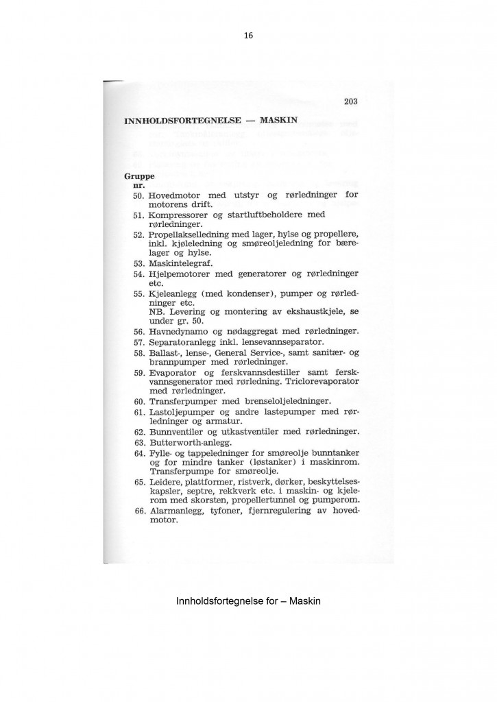 Side 16 - Innholdsfortegnelse maskin side 1