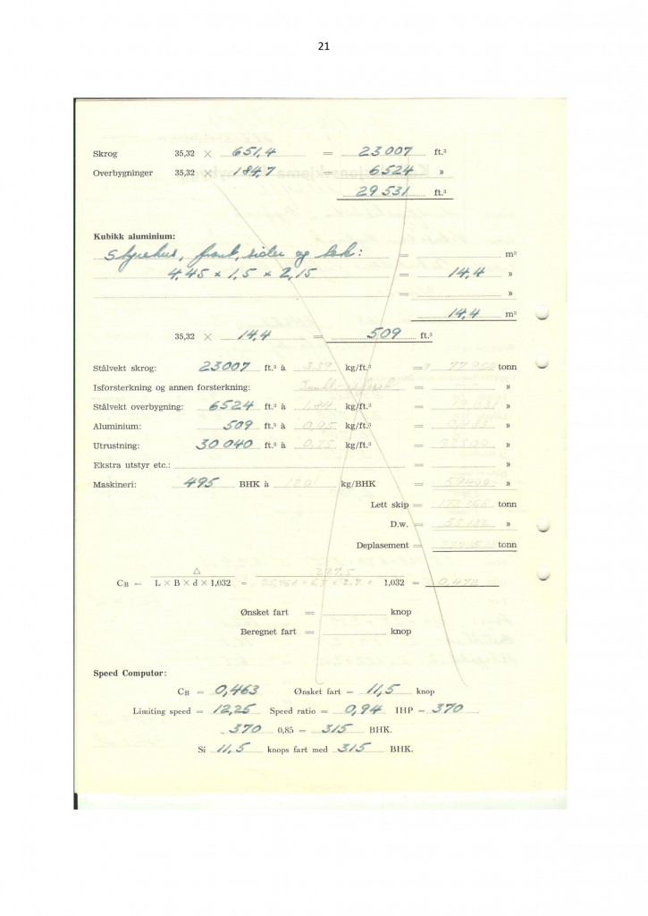 Side 21 - Kalkulasjonsskjema nybygg side 2