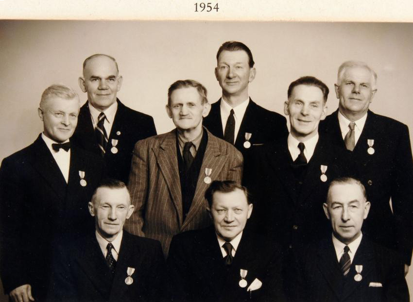 Hedrede arbeidere 1954