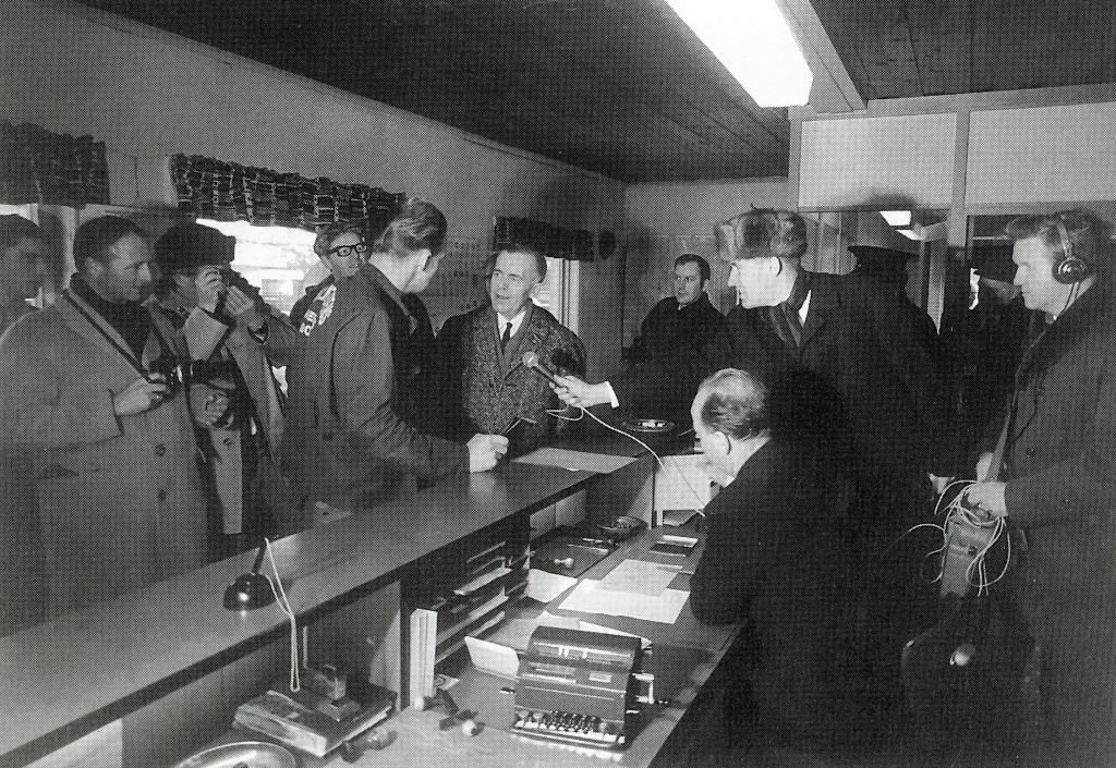 Stor presseoppbud på Svinesund.