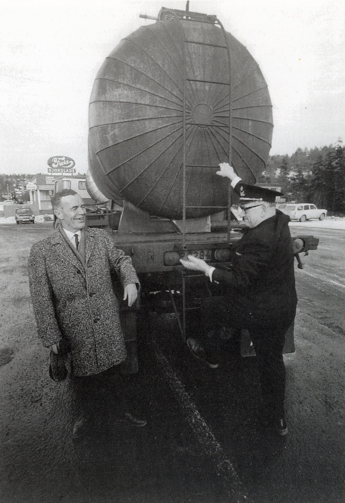 Foto fra tollstasjon på grensen til Sverige.