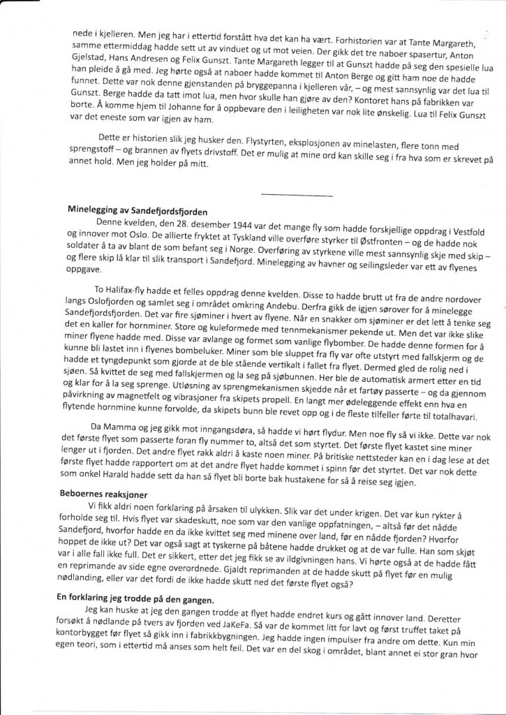 Fortelling om bombefly av tidsvitne - 4