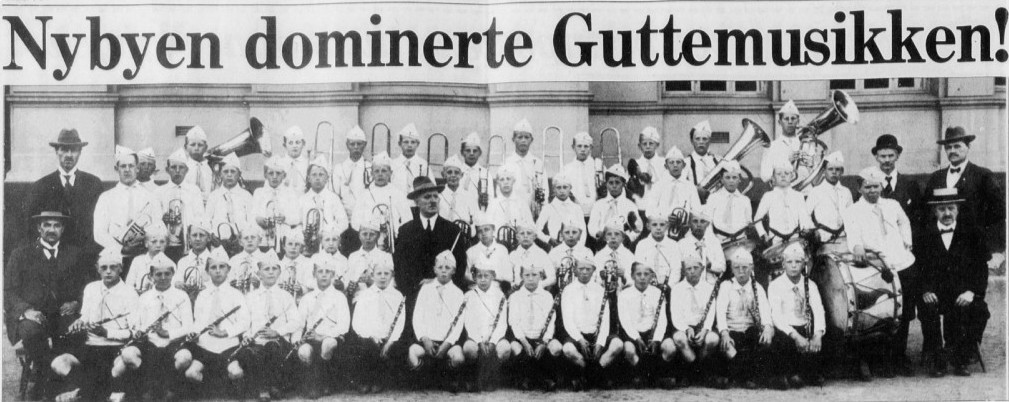 Nybyen dominerte Guttemusikken i 1925