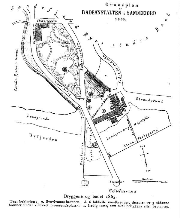 Badeanstalten i Sandefjord 1865